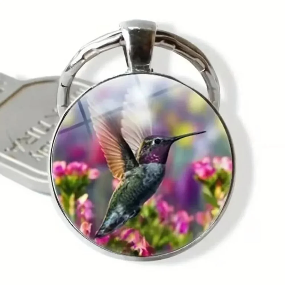 Stainless Steel HUMMINGBIRD Keyring Keychain Accessory